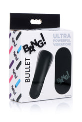 Bang Wireless Vibrating Bullet with Remote Control Black Sex Toy BULLETS